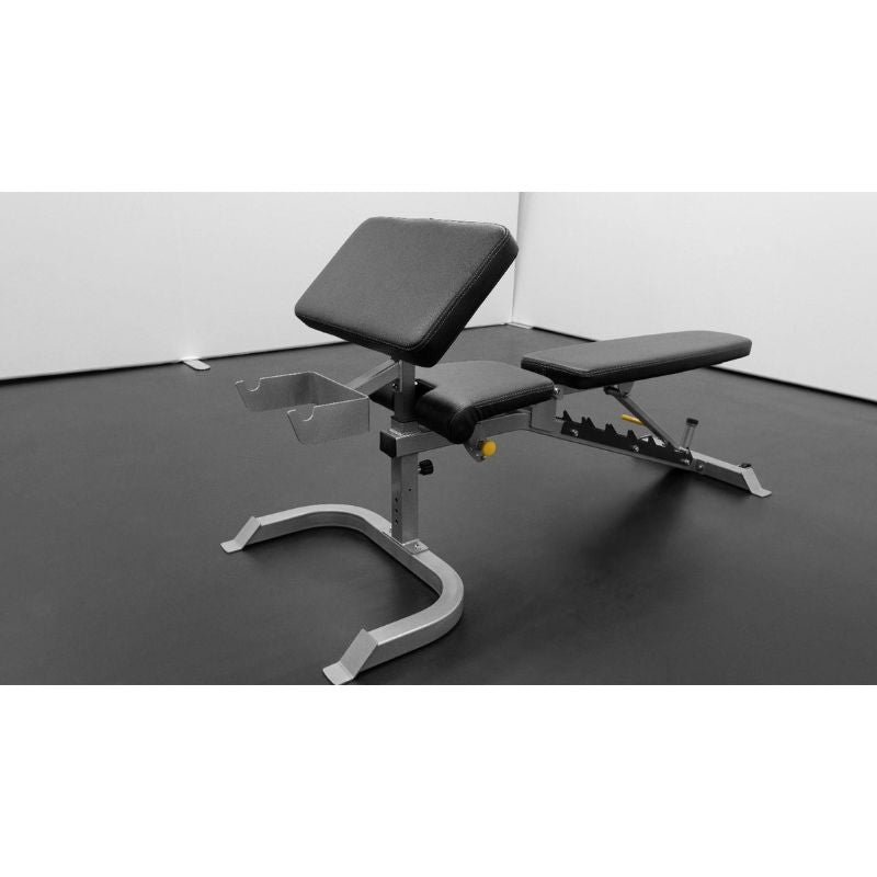 BodyKore Preacher Curl Attachment MX1169 Attached