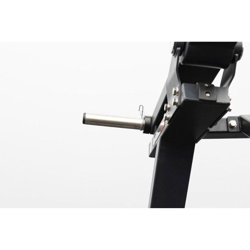 BodyKore Stacked Series- Plate Loaded Pull Down - GR806 nickel-plated weight plate storage bars