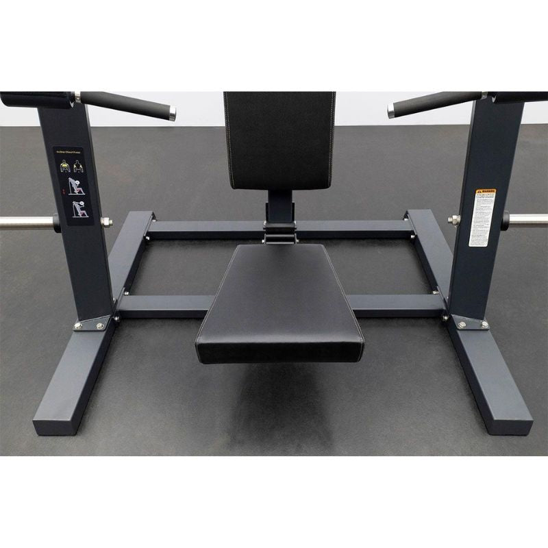 BodyKore Stacked Series - Plate Loaded Incline Chest Press - GR804 Adjustable Padded Seat