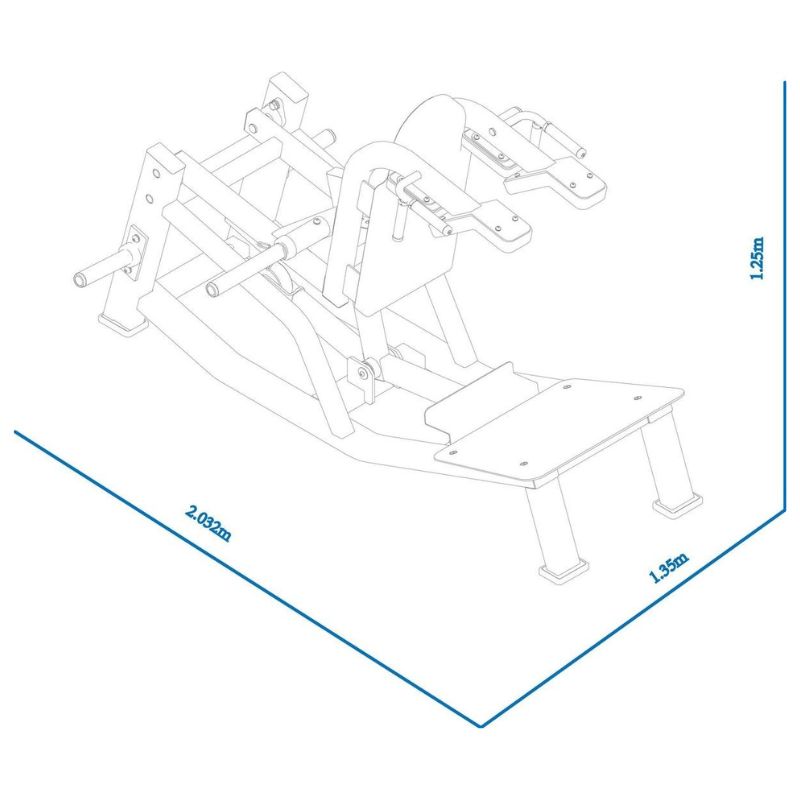 BodyKore Super Squat FL1806 Dimensions