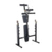 Body Solid Best Fitness BFOB10B Olympic Bench Foldable Space Saving design front view
