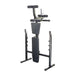Body Solid Best Fitness BFOB10B Olympic Bench Folding space saving design