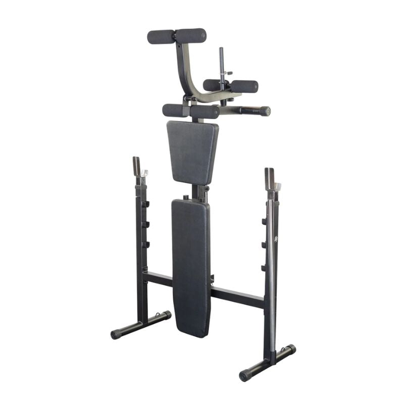 Body Solid Best Fitness BFOB10B Olympic Bench Folding space saving design