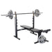 Body Solid Best Fitness BFOB10B Olympic Bench With Olympic Bar and olympic plates