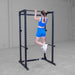 Body Solid Best Fitness BFPR100B Power Rack used in chin up