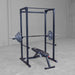 Body Solid Best Fitness BFPR100B Power Rack with bench, bar, and weight plates