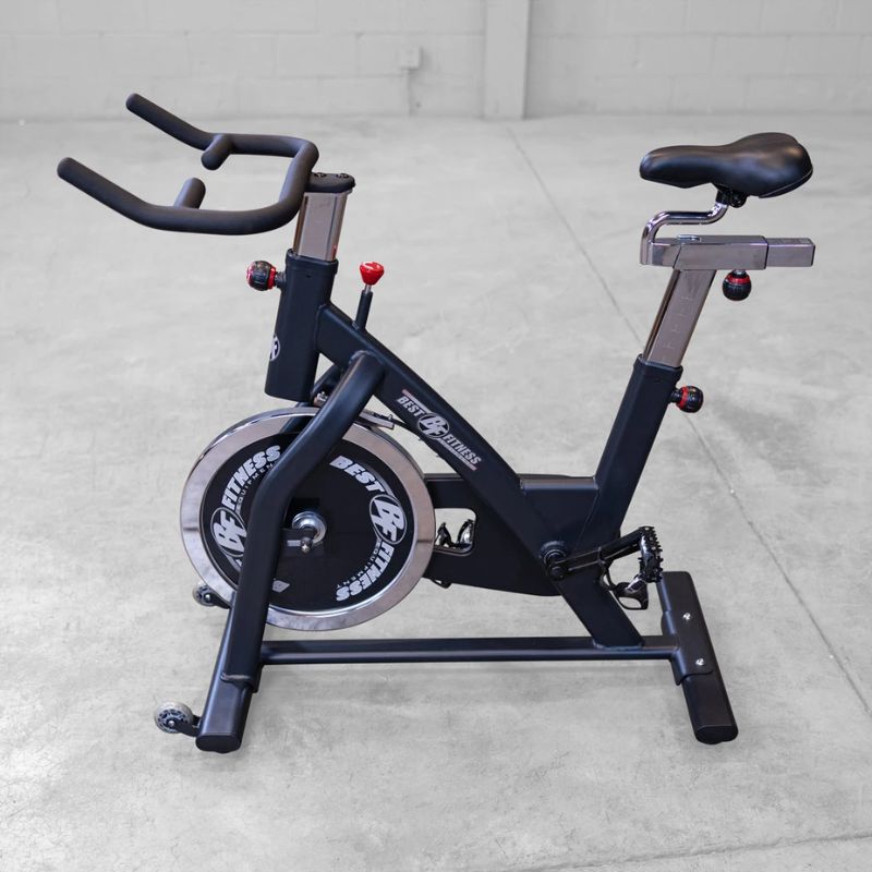 Body Solid Best Fitness BFSB5B Indoor Training Cycle Left Side View inside gym