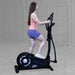 Body Solid Best Fitness Cross Trainer Elliptical - BFCT1B used by a female athlete side view