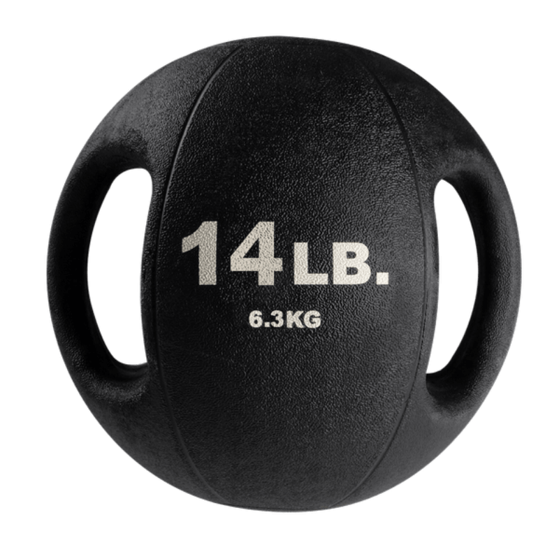 Body Solid Dual Grip Medicine Ball  14 lb