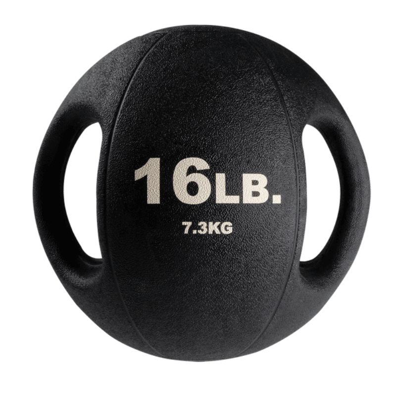 Body Solid Dual Grip Medicine Ball  16 lb