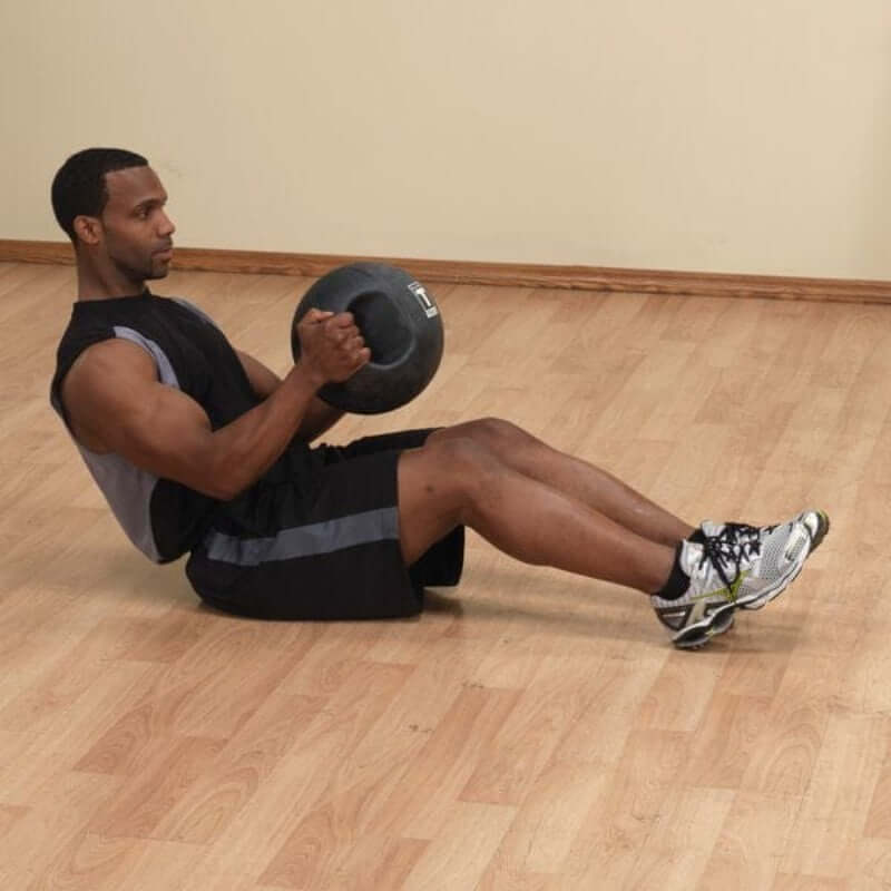 Body Solid Dual Grip Medicine Ball  Sample Exercise