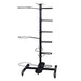 Body Solid GAR100 Multi Accessory Storage Rack Empty Left Side