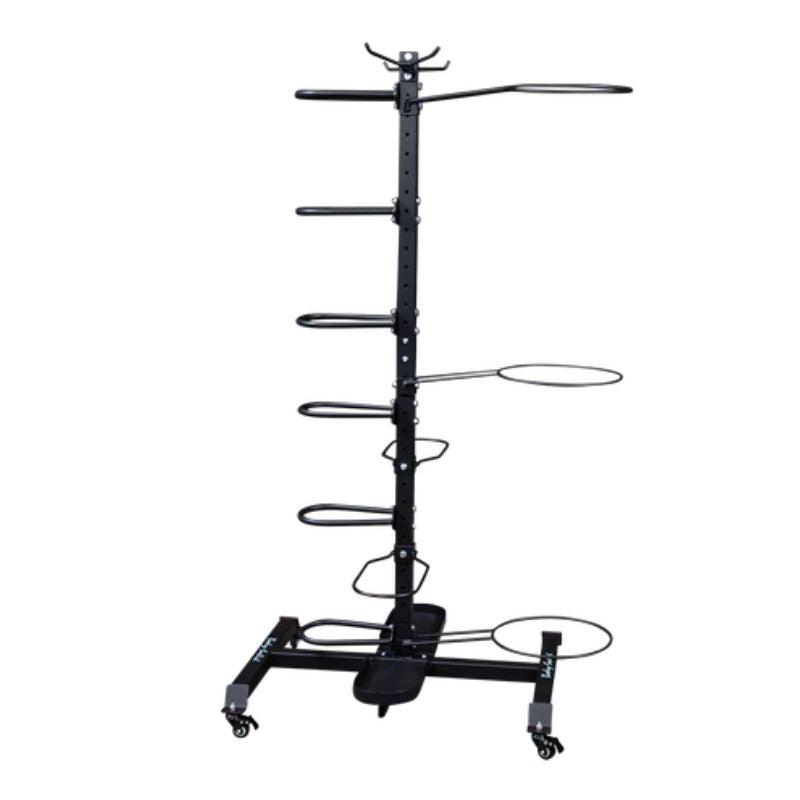 Body Solid GAR100 Multi Accessory Storage Rack Empty Right Side