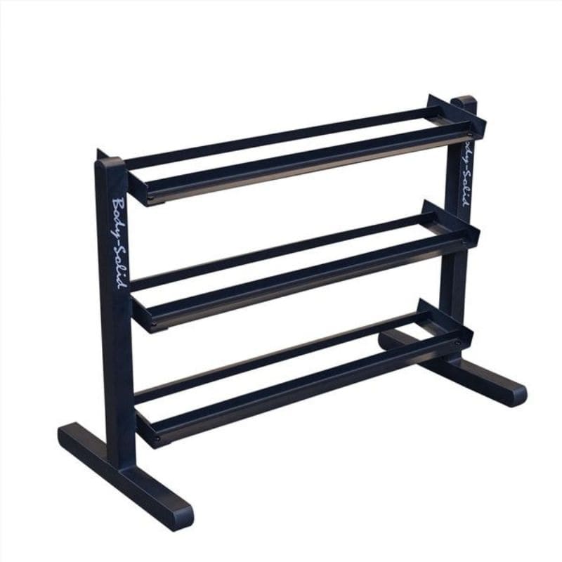 Body Solid Black GDR363B Dumbbell Rack Empty