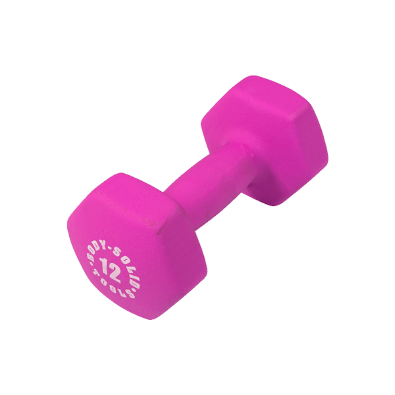 Body Solid Neoprene Dumbbell 12 lb