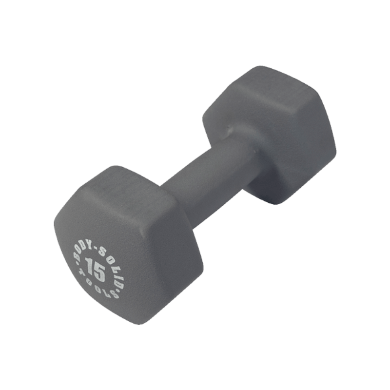 Body Solid Neoprene Dumbbell 15 lb