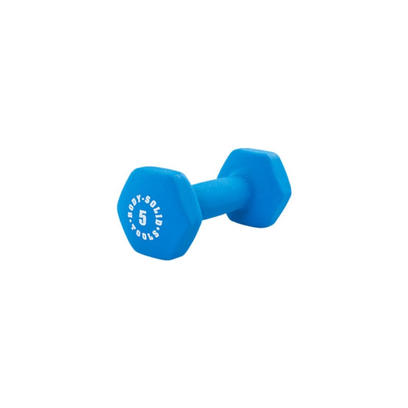 Body Solid Neoprene Dumbbell 5 lb