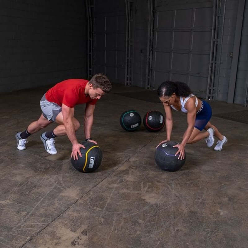 Body Solid Rubber Wall Ball Sample Exercise