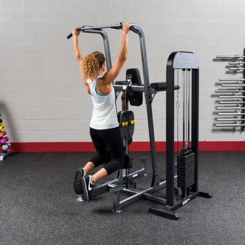 Body Solid  FCD-STK Pro-Select Weight Assisted Chin-Dip Machine Exercise