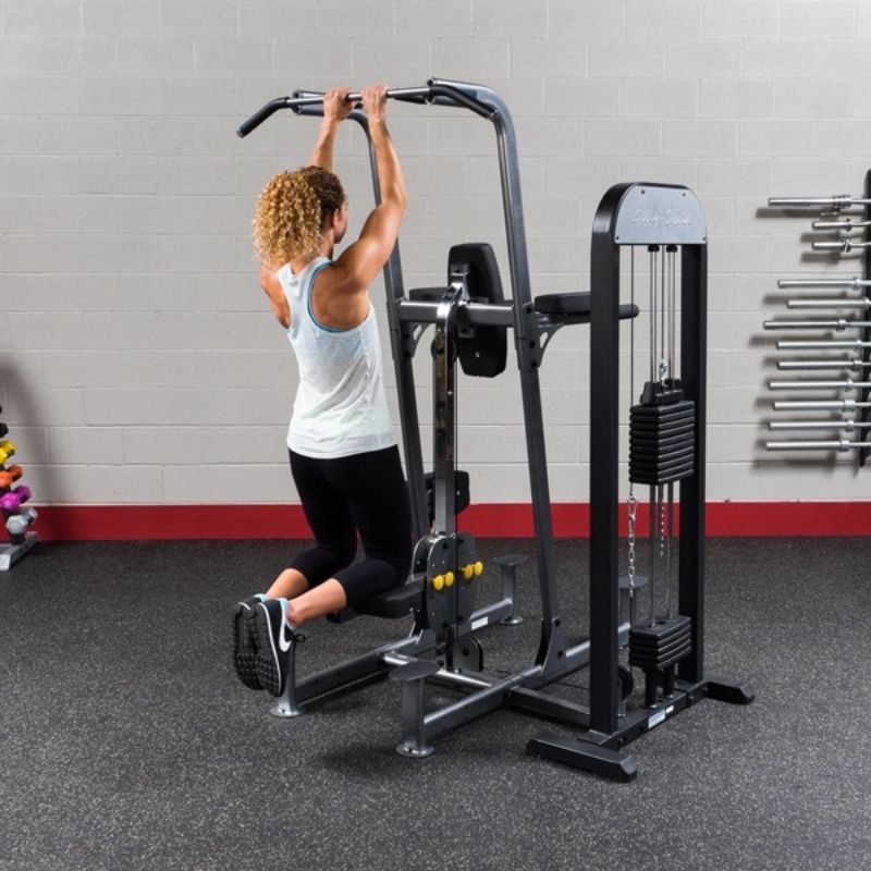 Body Solid  FCD-STK Pro-Select Weight Assisted Chin-Dip Machine Exercise
