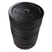 Body Solid OBPH Premium Bumper Plates 260 lb bumper plate stacked