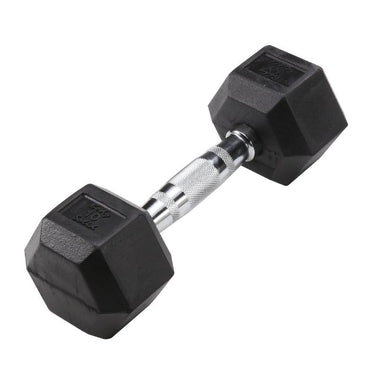 Body Solid Rubber Hex Dumbbells 10 lb Hex Rubber Dumbbell
