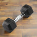 Body Solid Rubber Hex Dumbbells 10 lb Hex Rubber Dumbbell inside Gym 