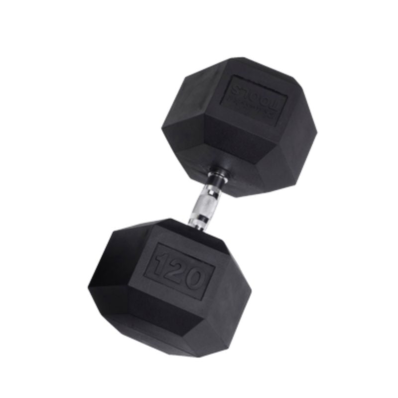 Body Solid Rubber Hex Dumbbells 120 lb Hex Rubber Dumbbell