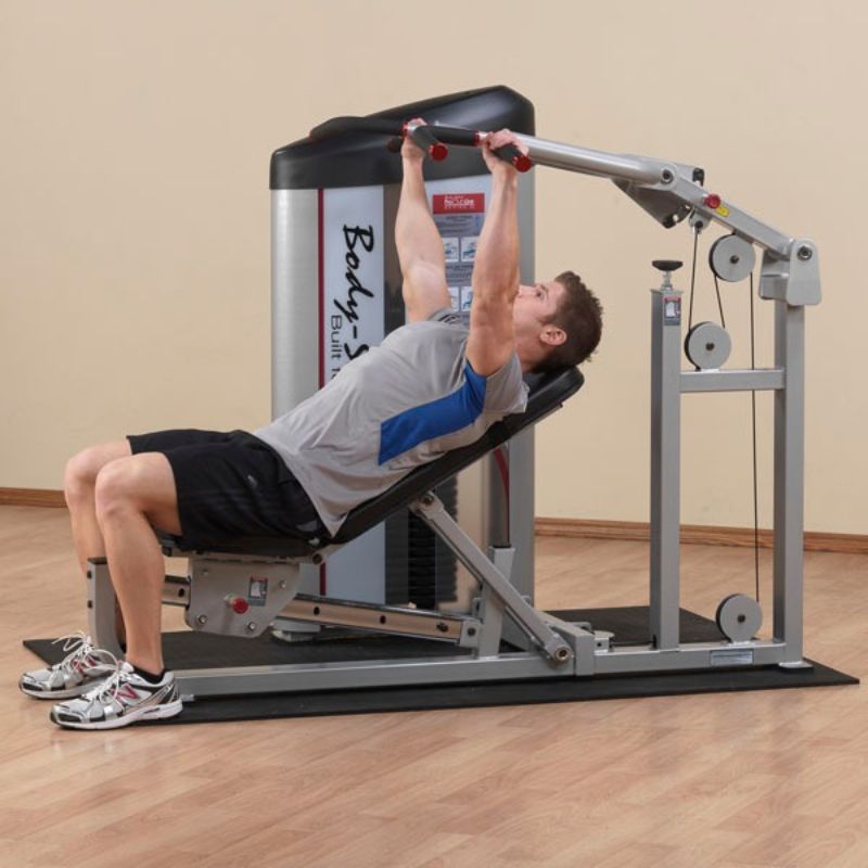 Body Solid S2MP/2 Pro Clubline Multi Press with 210LB Stack Inclined Bench Press