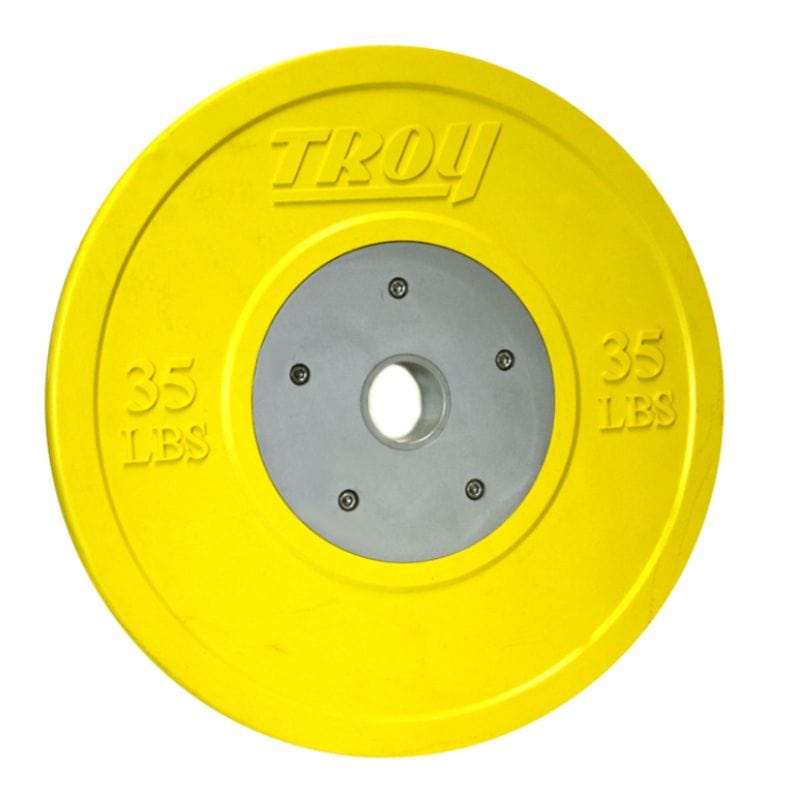 CCO-SBP TROY Competition Grade Bumper Plate 35lb Yellow