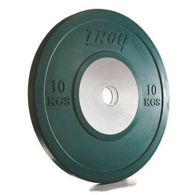 CO-SBP Troy Competition Grade Color Bumper Plate 10kg Green