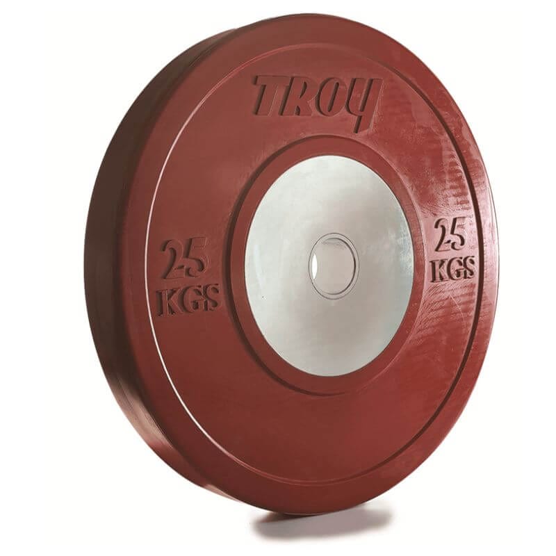 CO-SBP Troy Competition Grade Color Bumper Plate 25kg Red