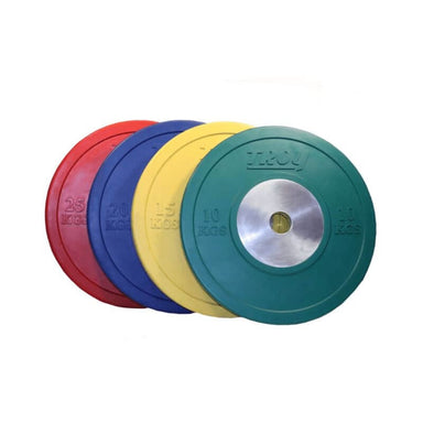 CO-SBP Troy Competition Grade Color Bumper Plate Set