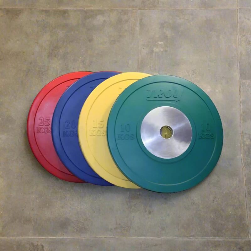 Troy CO-SBP Competition Grade Color Bumper Plate Set