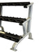 DR-15 TROY 3 Tier 15 Pair Dumbbell Saddle Rack Sideview