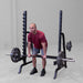 Deadlift using Body-Solid GPR370B Olympic Multi Press Rack
