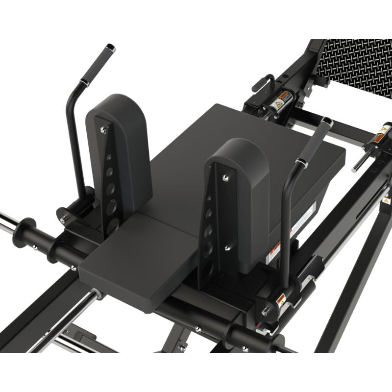Defiant Strength 35° Linear Bearing Hack Squat – DS-920 Shoulder Pads Back View