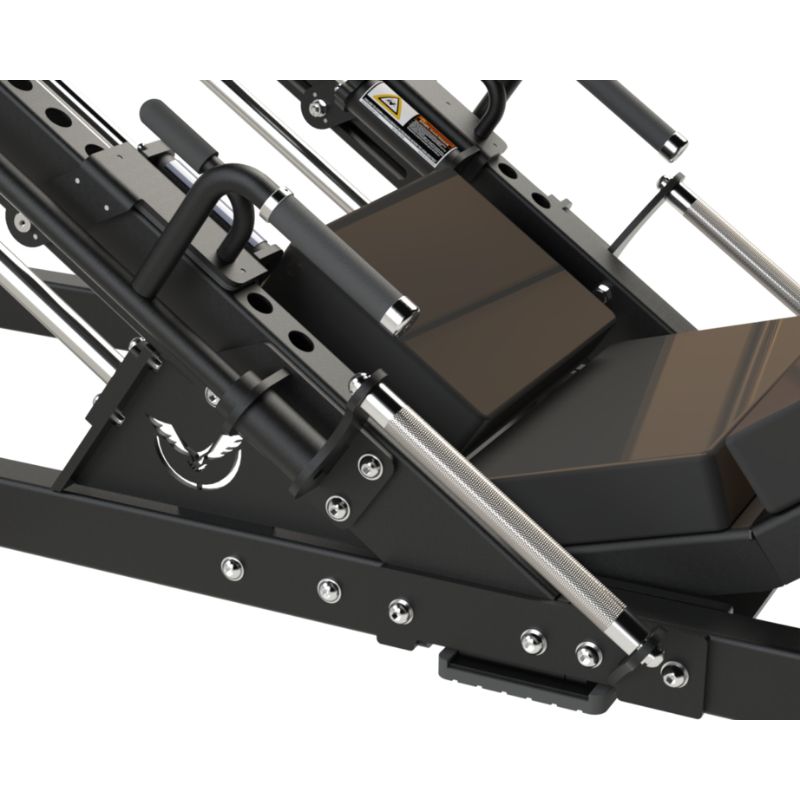 Defiant Strength 35° Linear Bearing Leg Press – DS-919 Long Sled Handles