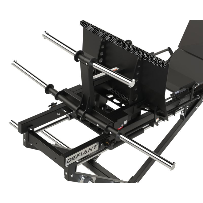 Defiant Strength 35° Linear Bearing Leg Press – DS-919 Rear Sled View