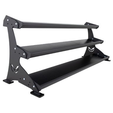 Defiant Strength 3 Tier Adjustable Tray Rack - DS-956TT Angled View