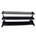 Defiant Strength 3 Tier Adjustable Tray Rack - DS-956TT Front View