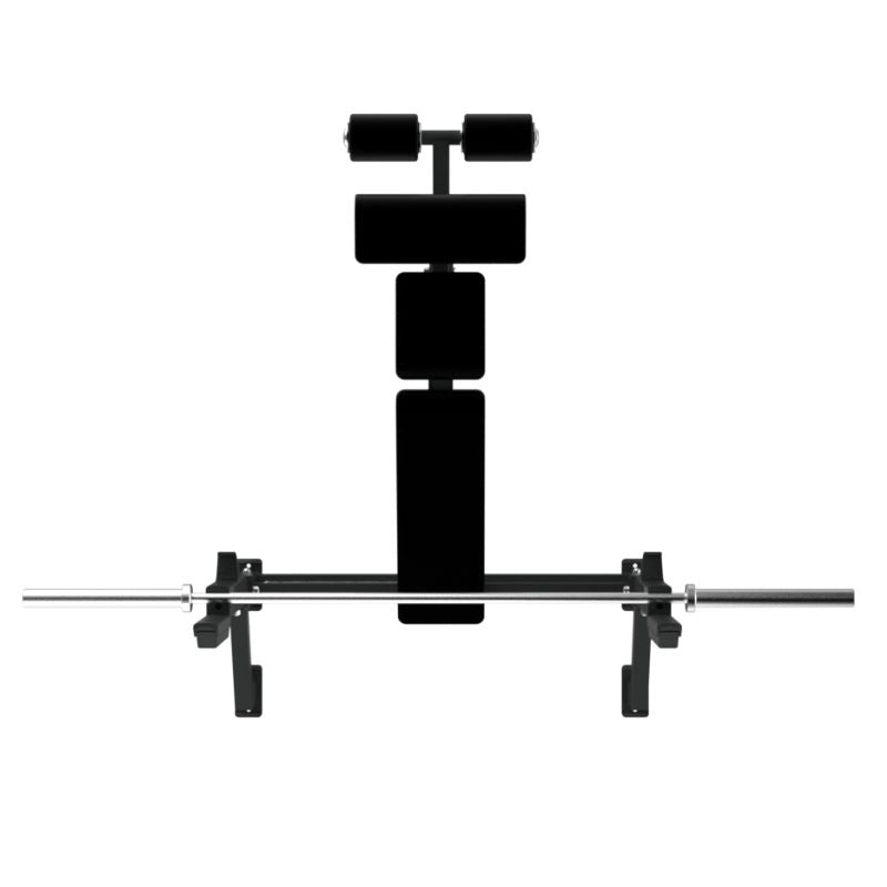 Defiant Strength Olympic Decline Bench Press with Plate Storage – DS-945 Top View