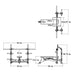 Defiant Strength Olympic Flat Bench Press with Plate Storage – DS-943 Dimensions