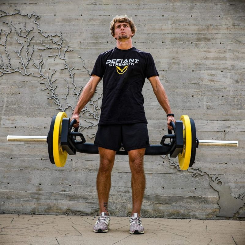 Defiant Strength Open Trap Bar -  813OTB used in Shrugs