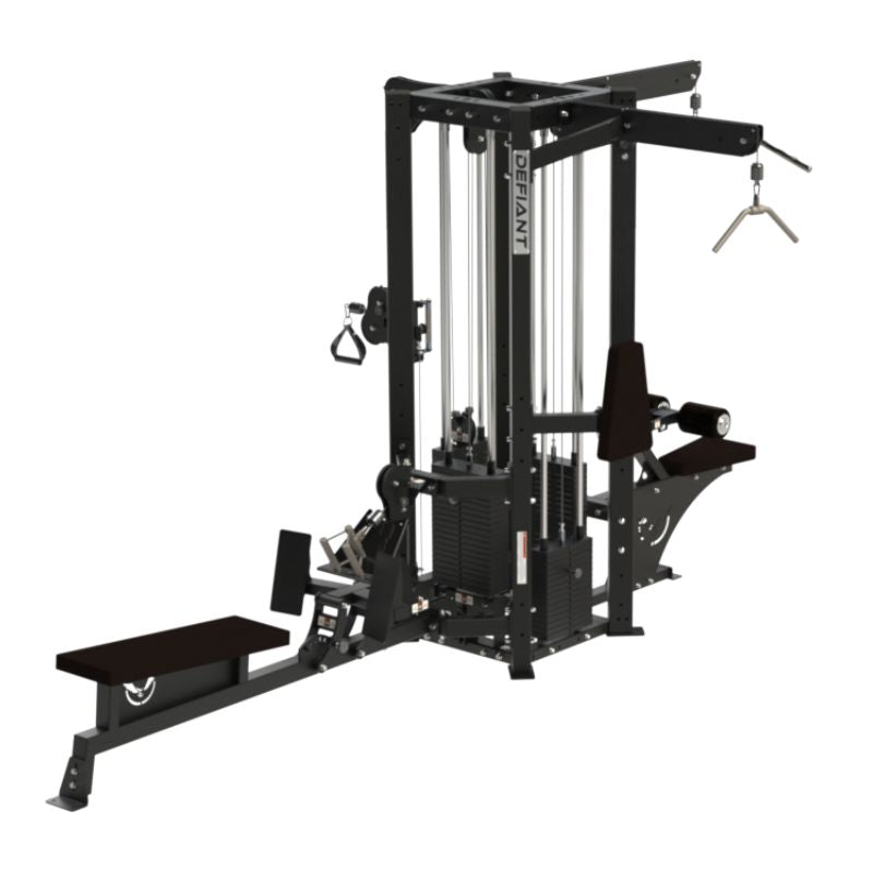 Defiant Strength 4-Stack Multi-Station - MS-4 Angled View