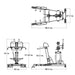 Defiant Strength Glute Ham Developer (GHD) – DS-939 Dimensions