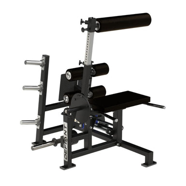 Defiant Strength Inverse Leg Curl Machine – DS-922 Angled View