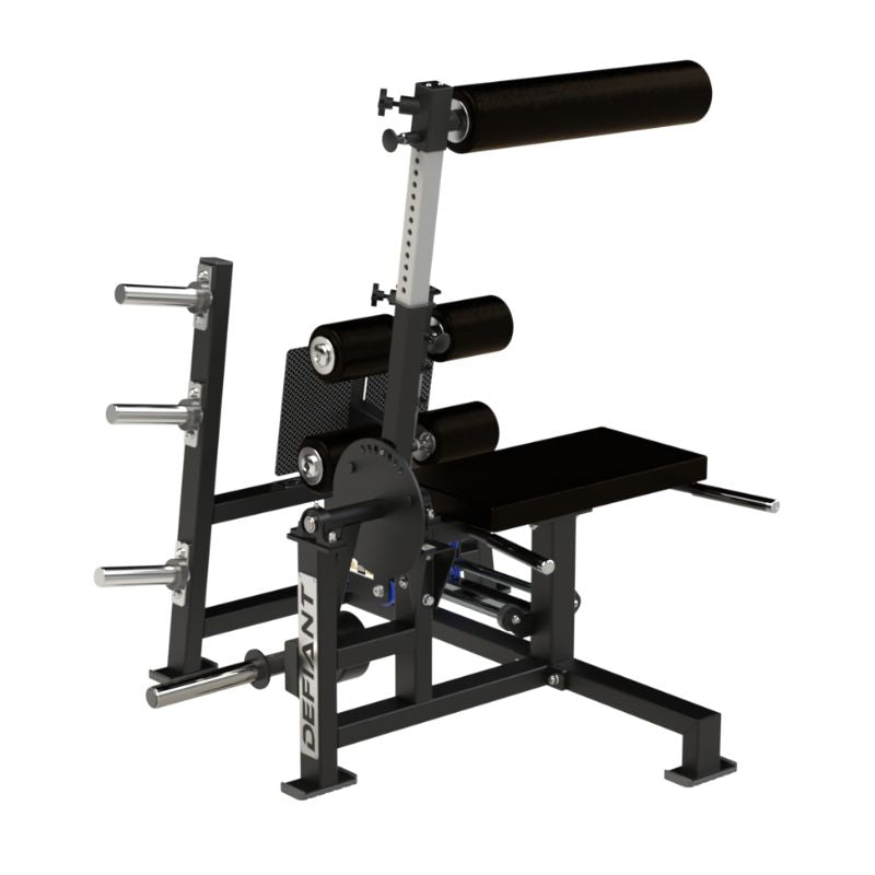 Defiant Strength Inverse Leg Curl Machine – DS-922 Angled View