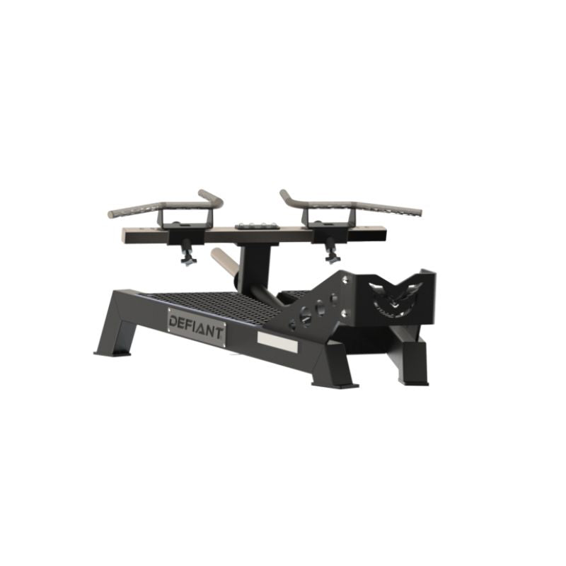 Defiant Strength T-Bar Platform Row – DS-1027 Angled View