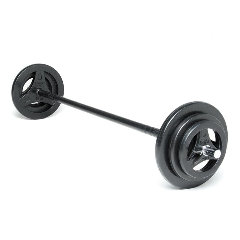 Power Systems Deluxe Cardio Barbell Set Full Set with Collars